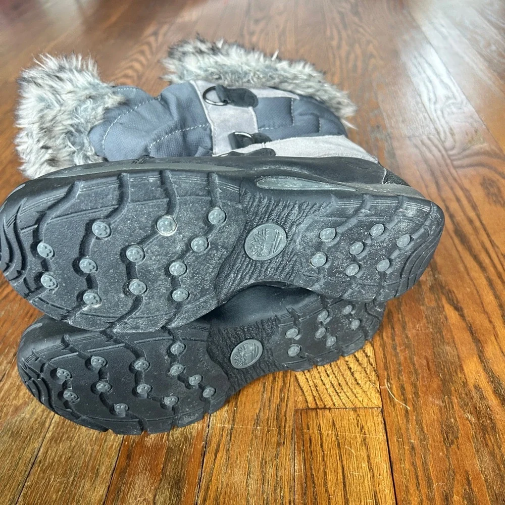 Timberland 6199R Blizzard Waterproof snow fur Boot Girls 3.5 womens 5.5 kids